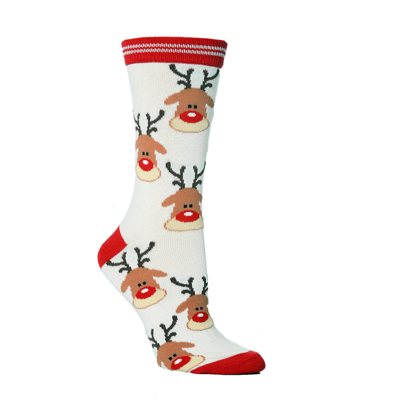 Autumn and winter new personality tube Christmas cotton socks unisex