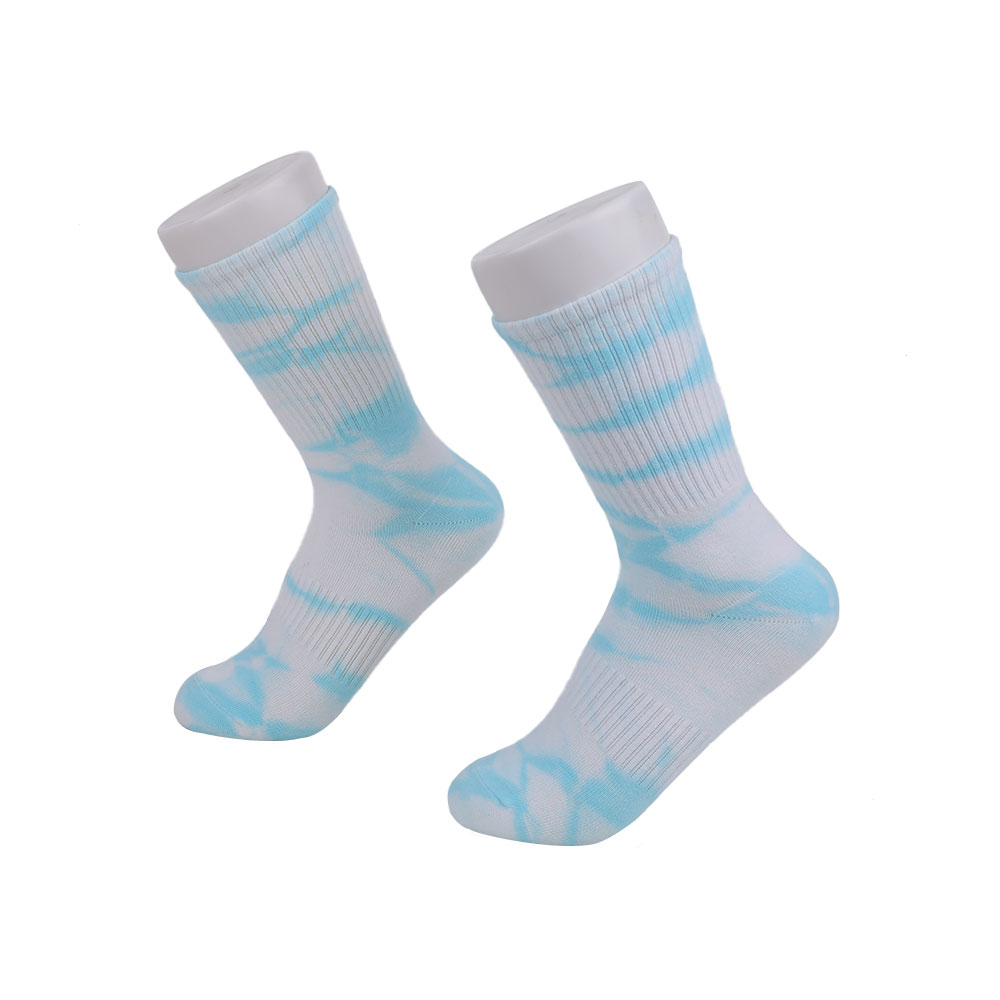 High quality tie dye socks unisex cotton colorful cute funky socks cartoon