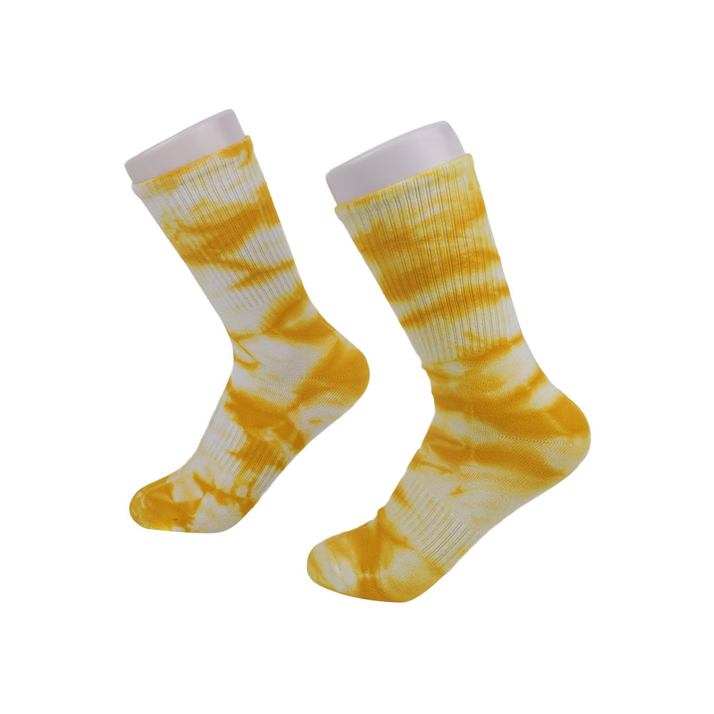 High quality tie dye socks unisex cotton colorful cute funky socks cartoon