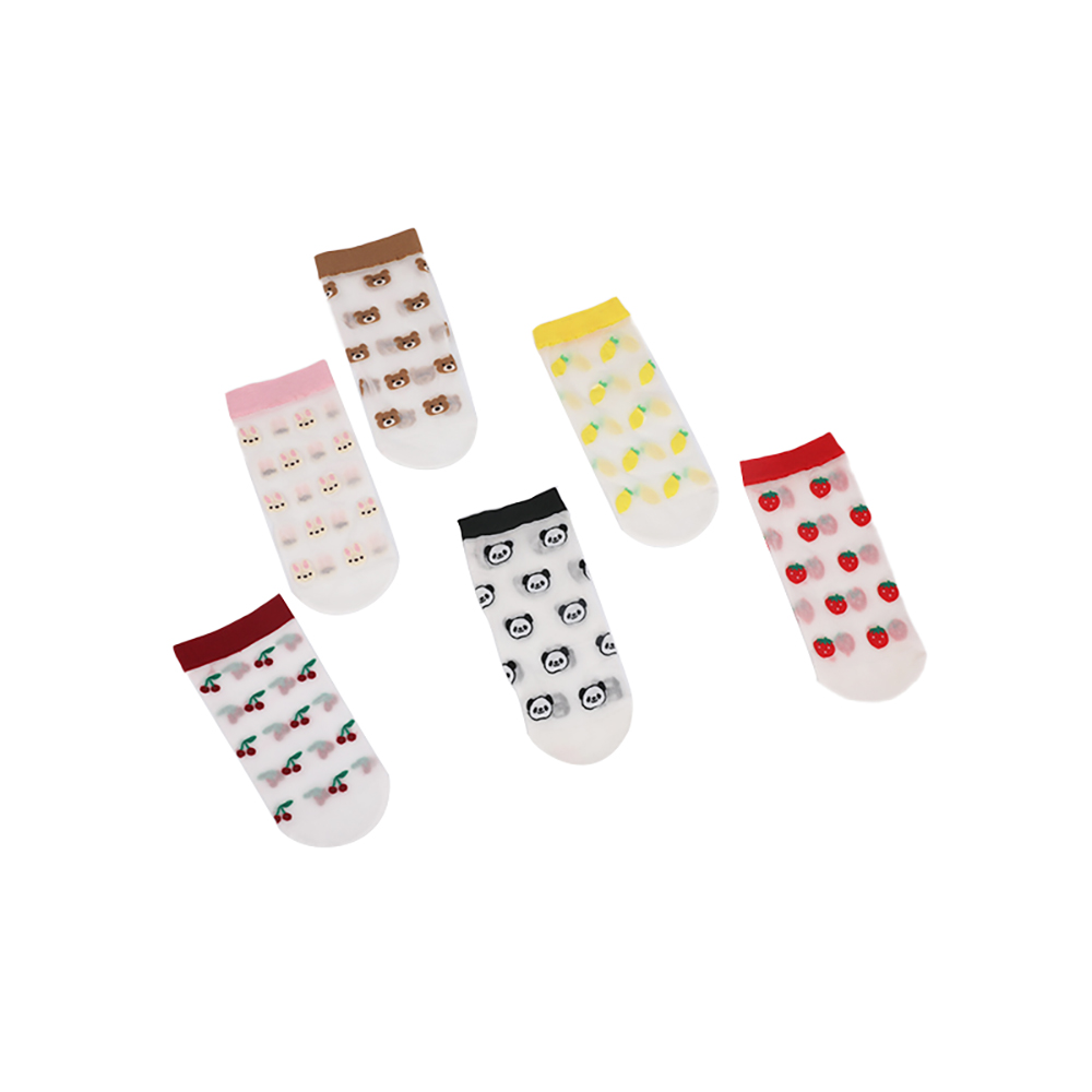 Cute color women's socks